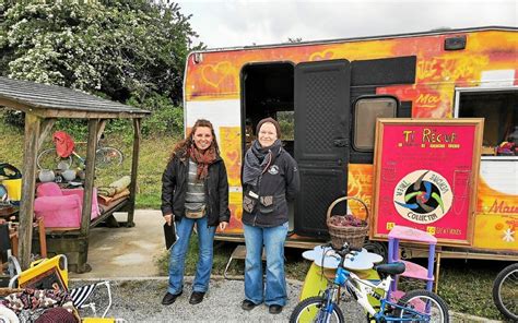 La caravane ambulante de Ti Récup présente au Marché festif de Botmeur