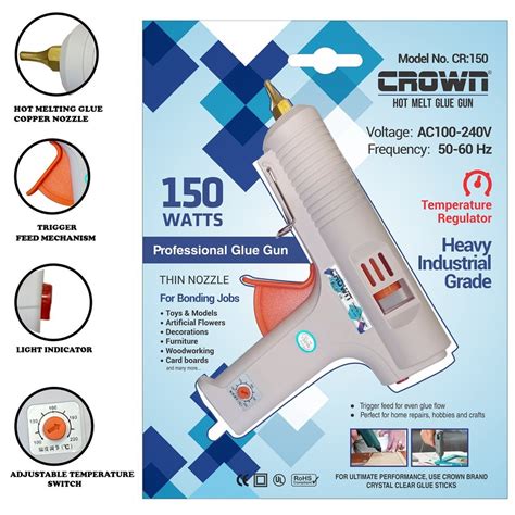 Crown Cr 150 Hot Melt Glue Gun 150w At ₹ 600piece In Surat Id