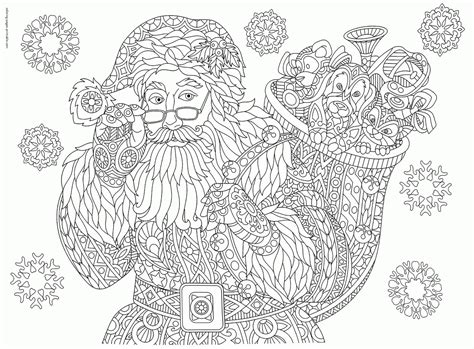 Get This Adult Christmas Coloring Pages To Print Santa Clause Jkl2