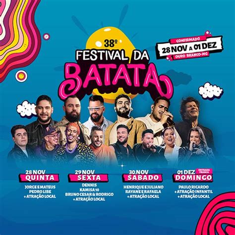 38º Festival da Batata 2024 em Ouro Branco Henrique e Juliano Rayane