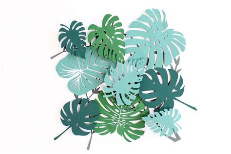 Easy Tropical Wall Art Diy Paper Crafts The Crafty Gentleman Blog Tropical Wall Art Diy