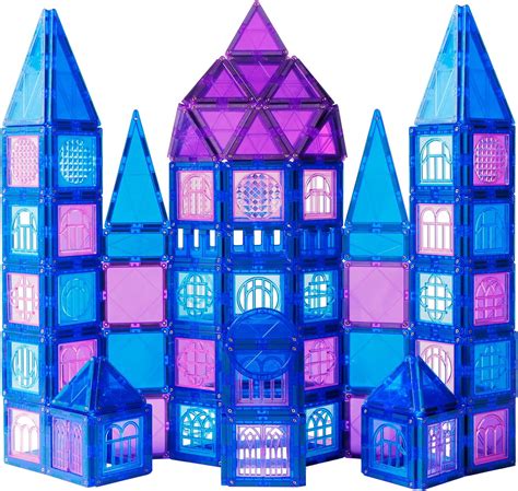 Magnetic Tiles Castle 102 Piece Toys Magnetic Building Set Magnet