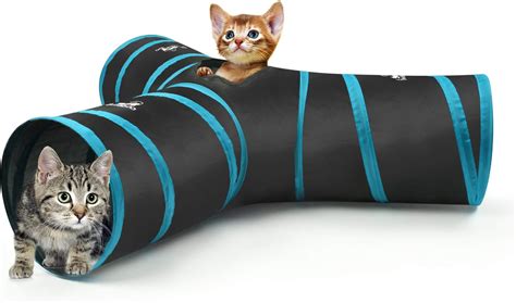 Pawaboo Cat Toys Cat Tunnel Tube Way Tunnels Extensible Collapsible