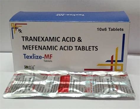 Tranexamic Acid Mg Mefenamic Mg At Rs Box Trafem In