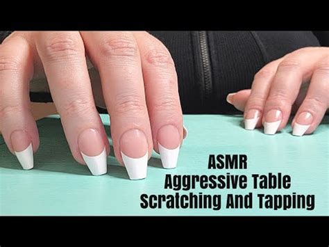 ASMR Aggressive Table Scratching And Tapping Lo Fi No Talking After Intro