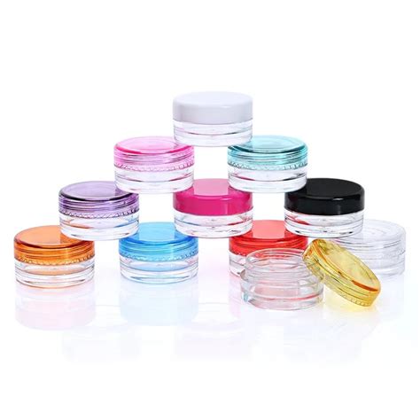 100Pcs Refillable Bottles Travel Face Cream Lotion Cosmetic Container