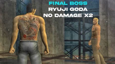 Yakuza Ps Final Boss Ryuji Goda No Damage Ex Hard Youtube