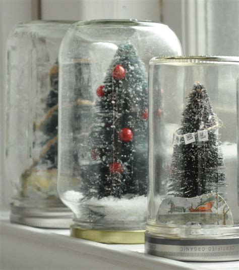 Diy Holiday Waterless Diorama Style Snow Globes Hometalk