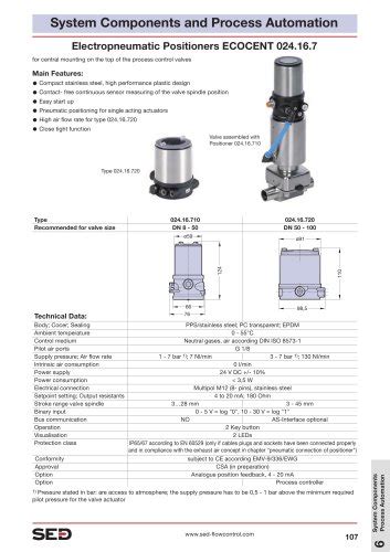 All Sed Flow Control Gmbh Catalogs And Technical Brochures