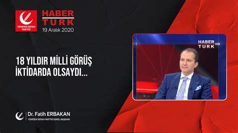 Yeniden Refah Partisi on Twitter 18 yıldır Milli Görüş iktidar