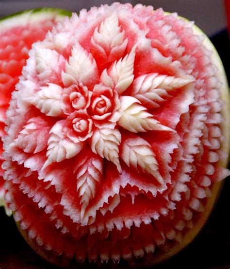 Amazing Food Art Fruit Carving Watermelon Carving