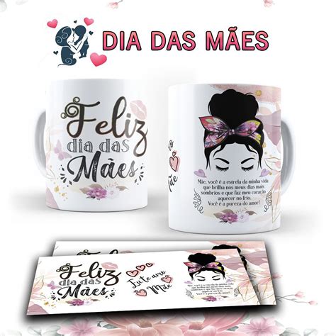 Arte Caneca Dia Das Mães - 15 Arte para Caneca Dia das Mães Arquivo Editável
