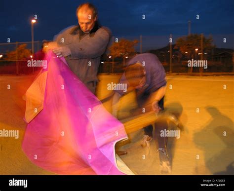 Barcelona Bullfighting School Stock Photo Alamy