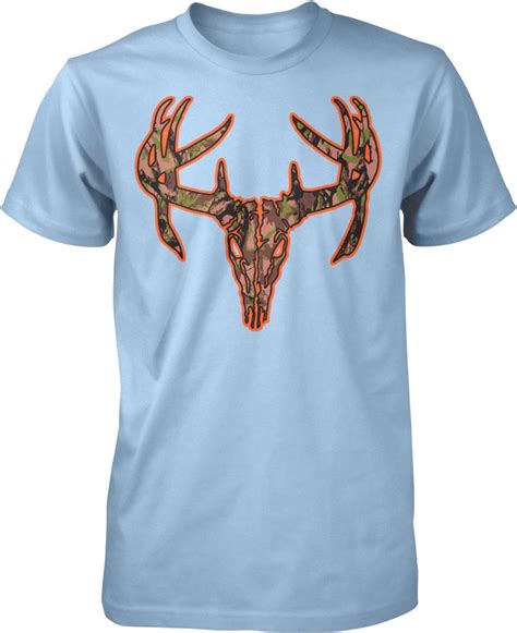 Camo Deer Skull Deer Hunter Big Buck S T Shirt Zelite