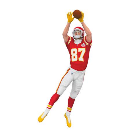 2024 Travis Kelce Kansas City Chiefs Hallmark Ornament Hooked On