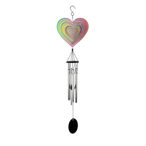 Red Carpet Studios Chime Geo Metal Rainbow Heart Walmart