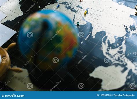 Black Gold Map of the World. the Concept of Travel Stock Photo - Image of direction, relocate ...