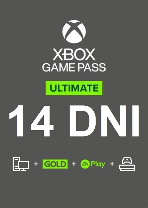 Xbox Game Pass Ultimate 14 Dni Live Gold Ea 14100336670