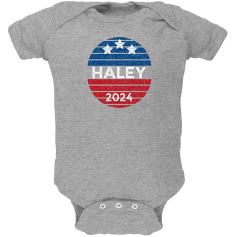 Election 2024 Nikki Haley Patriotic Vintage Sunset 2024 Baby One Piece