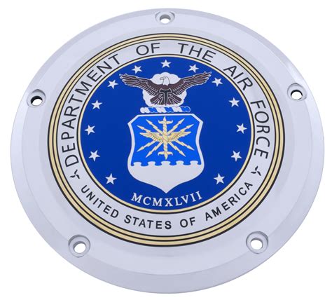 Air Force Seal Full Color With 24kt Gold Custom Engraving Ltd