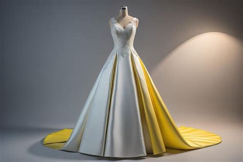 Premium Photo Wedding Dress On A Mannequin Ai Generative