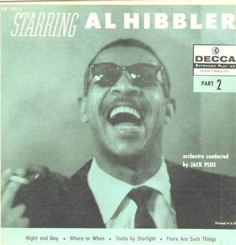 Al Hibbler – Starring Al Hibbler (Part 2) (1956, Vinyl) - Discogs