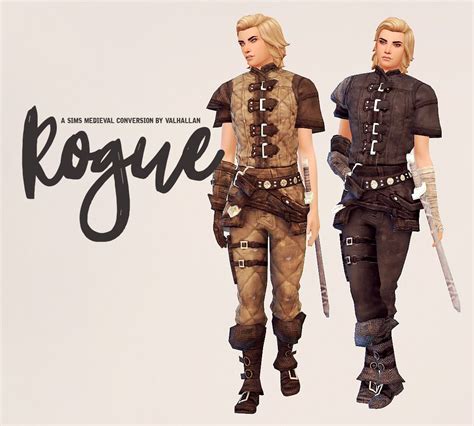 Rogue A The Sims Medieval Outfit Conversion By Valhallan ” This Set