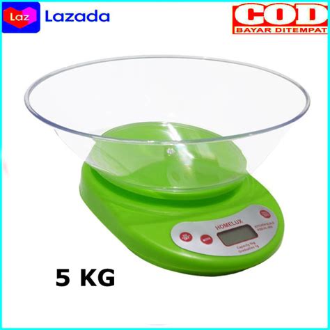 Timbangan Dapur Kue Digital Kg Mangkok Kitchen Scale Lazada Indonesia