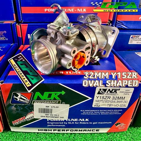 Nlk Performance Racing Throttle Body Oval Shaped Siap Intake Y Zr Y