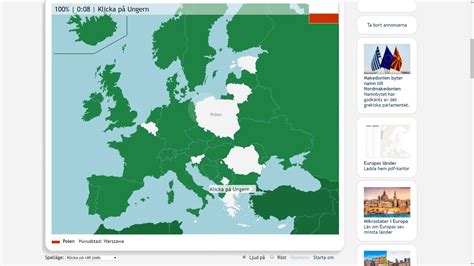 Europe Map Countries Seterra