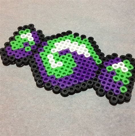 Halloween Candy Perler Beads Diy Perler Bead Crafts Easy Perler Beads Ideas Perler Beads Designs