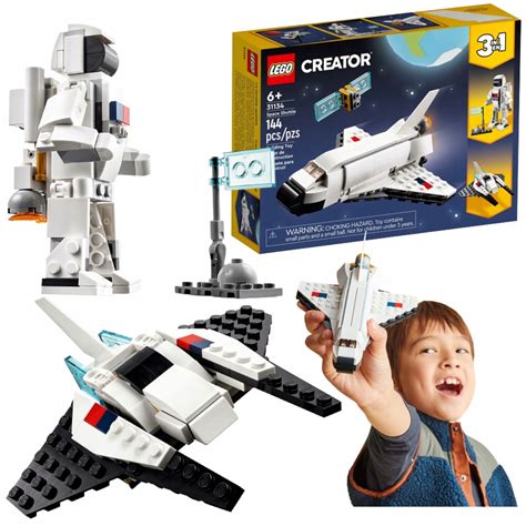 Zestaw Lego Creator W Samolot Prom Kosmiczny Astronauta Rakieta