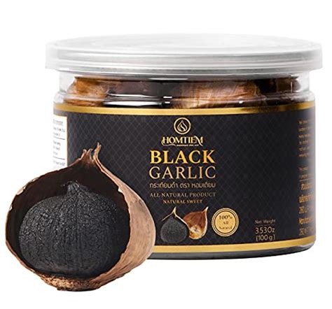 Homtiem Black Garlic 882 Oz 250g Whole Black Garlic Fermented For