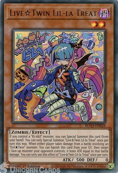 Blvo En028 Livetwin Lil La Treat Ultra Rare 1st Edition Mint Yugioh