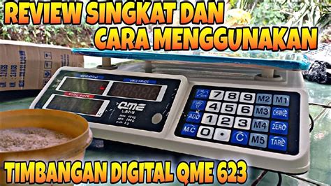 Cara Menggunakan Timbangan Digital Qme Youtube