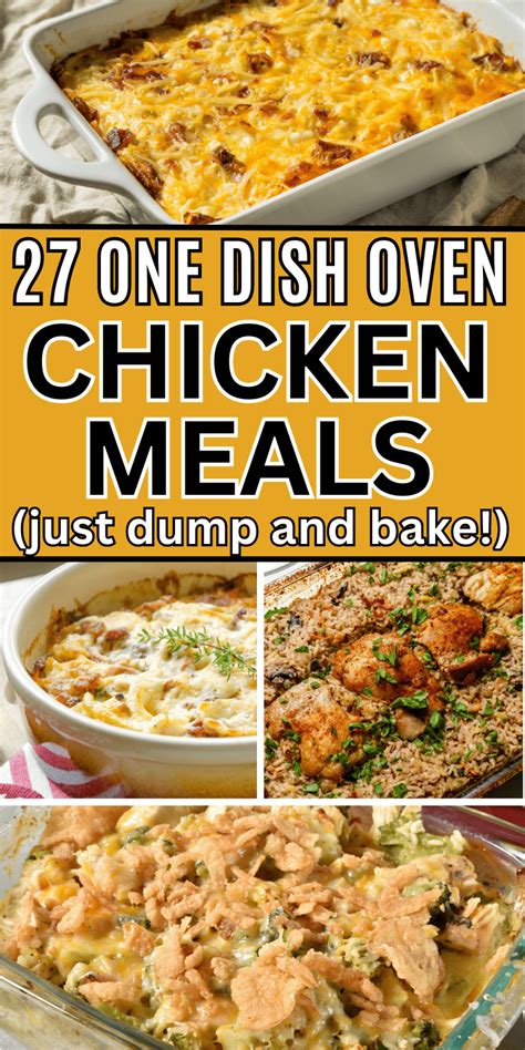 27 Easy Dump And Bake Chicken Recipes For Busy Weeknights