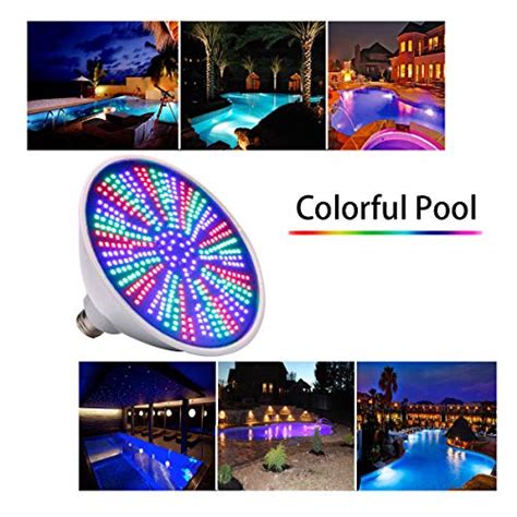 Pool Light, 12V 40W RGB Color Changing LED Pool Lights for Inground ...