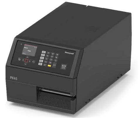 Honeywell PX45 4" Heavy-Duty Industrial Thermal Label Printer — with Heavy-Duty Guillotine Media Cutter Module (FLEET-5PK) (PX45-CUTTER-FLEET-5PK)