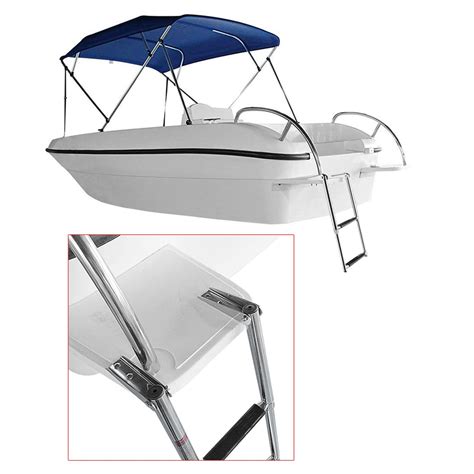 2 Steps Boat Folding Ladder Marine Swimming 2 Step Grandado