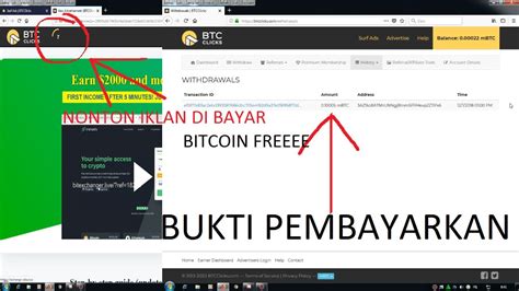 Nonton Iklan Detik Di Bayar Bitcoin Gratis Dari Btc Clik Youtube