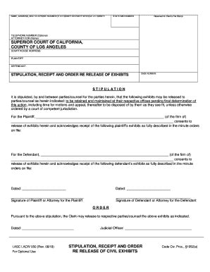 Superior Court Of California, County Of Los Angeles - LA Court - Fill ...