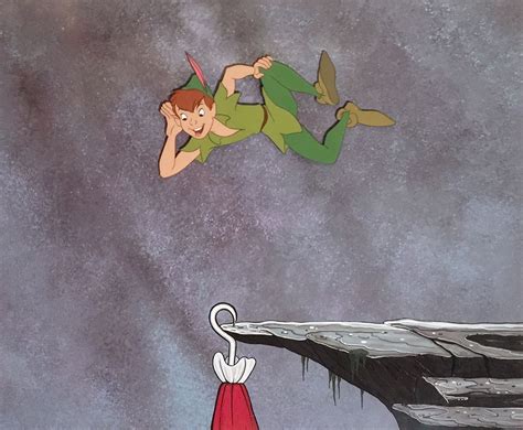 Hand Inked And Hand Painted Production Animation Cel Of Peter Pan From