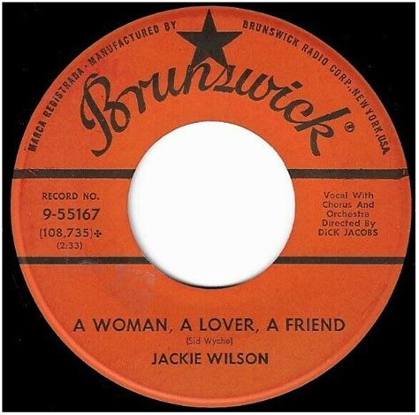 Wilson Jackie A Woman A Lover A Friend Brunswick 9 55167