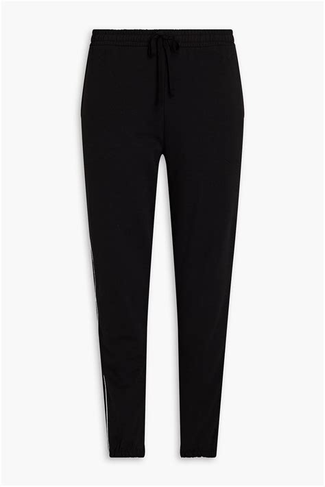 Dkny Appliquéd Cotton Blend Jersey Pajama Pants The Outnet