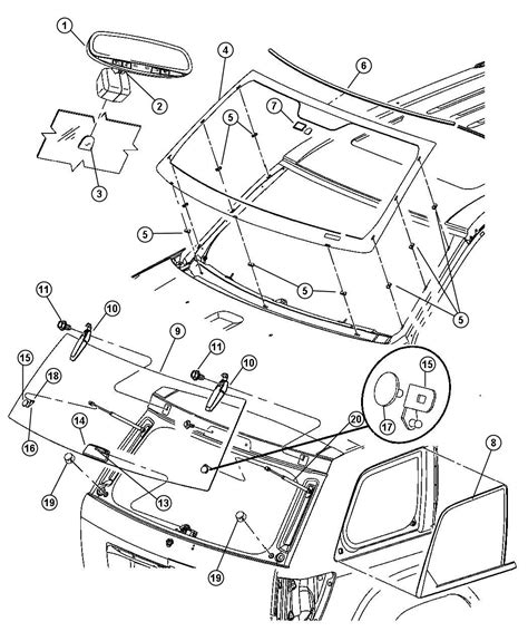 Jeep Grand Cherokee Glass Quarter Window Right Overland Aa