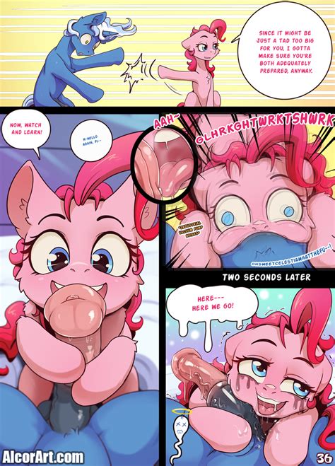 3129360 Explicit Artist Alcor Pinkie Pie Pokey Pierce Earth Pony