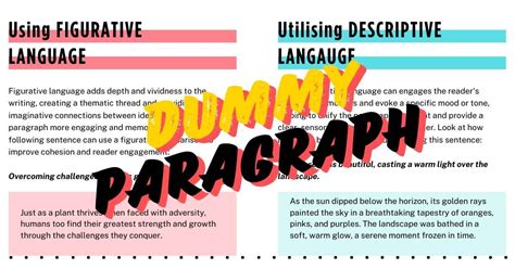 Dummy Paragraph Lipsum Hub