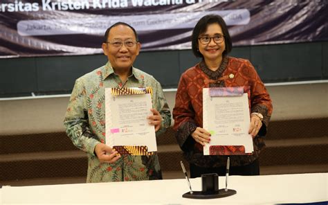 Penandatanganan Mou Dan Moa Universitas Kristen Krida Wacana Dengan Pt