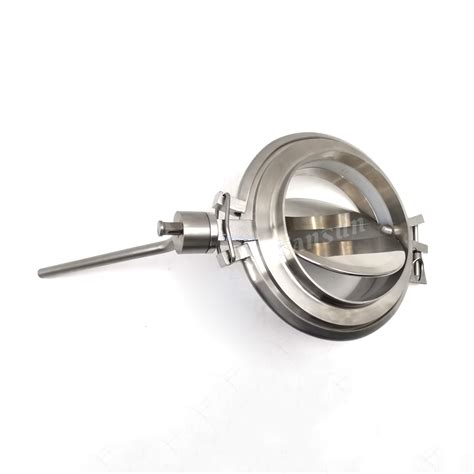 Sanitary Stainless Steel Weld Powder Butterfly Valve From China