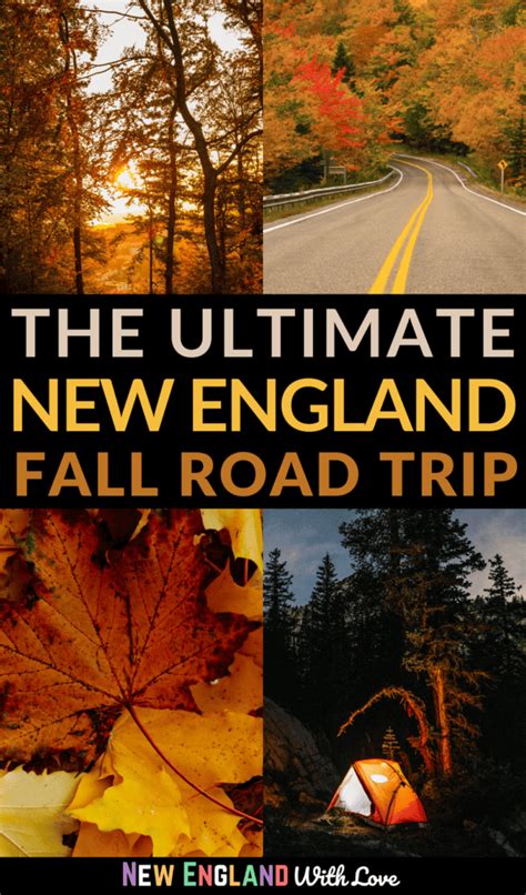 New England Fall Road Trip Day Itinerary New England With Love